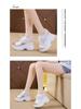 Women's Sporty Wedge Heel Peep-Toe Sandals - Thick-Soled, Breathable Mesh, Height-Enhancing, Plus Size Casual Footwear