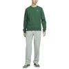 Nike Club Fleece Solid Logo Crew Neck Sweatshirt Men Tops Green 623459-341