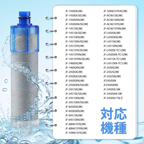JF-K22 Water Purifier Cartridge for Faucets JF-1450SX, JF-1460SX, JF-2451SX, SF-T20, JF20TK, and JF20TTO, High Chlorine Removal, 15+3 Substance Remova