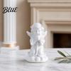 Warm Feel Angel Statue Resin Cherubs Figurine White Statue
