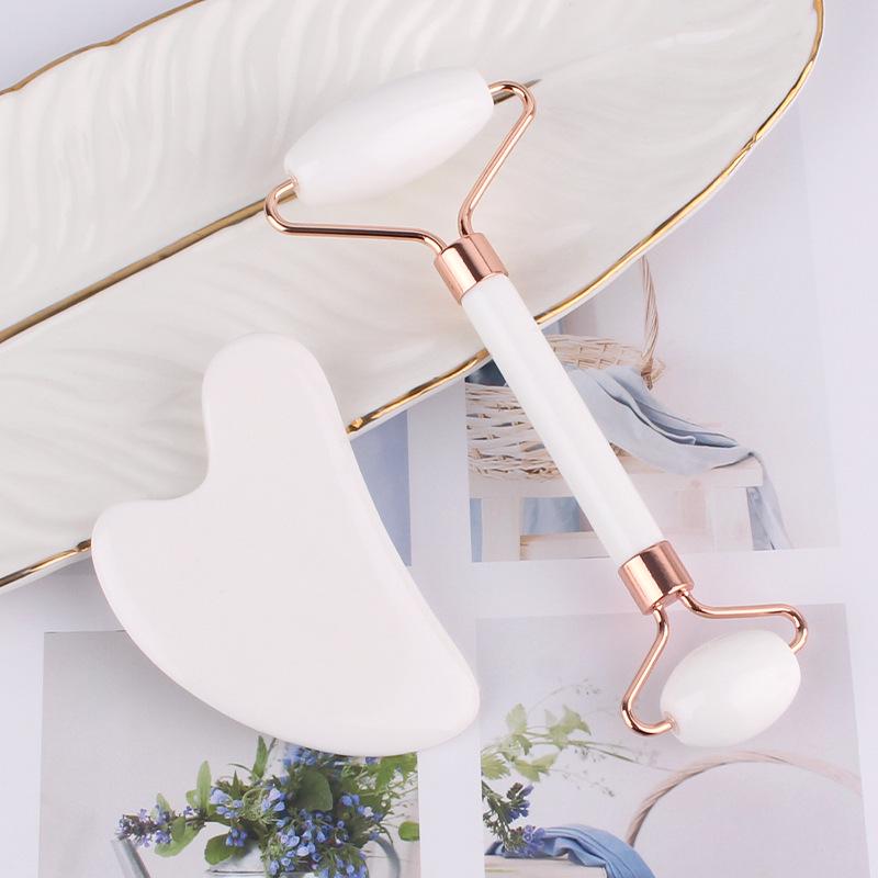 Meridian Gua Sha Facial Massage Roller Set