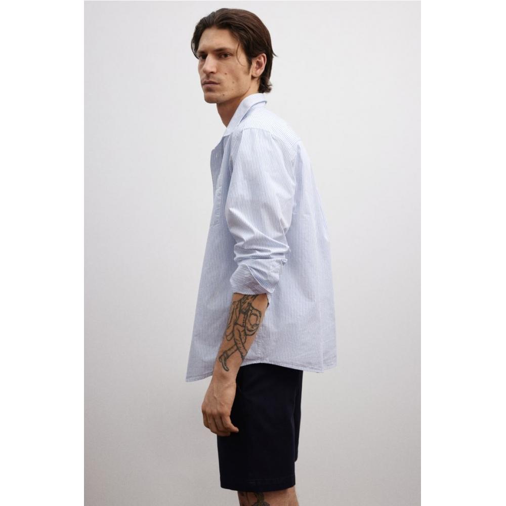 H M cHino sHorts Regular Fit Navy Blue