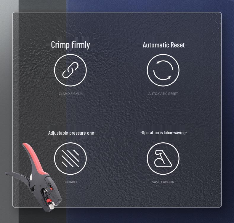 Vollautomatischer Multifunktions-Entenschnabel-Abisolierer & Schneider für Elektriker