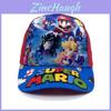 Super Mario Bros Pattern Kids Sun Hat With Breathable Cotton Brim For Summer Outdoor Play