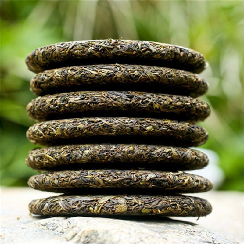 357g Raw Pu-erh Tea Gong Cake Old Puer Tree Puerh Tea Yunnan Puerh Tea Sheng Tee
