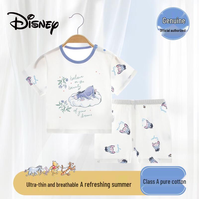 Детский летний хлопковый комплект пижамы Disney 90