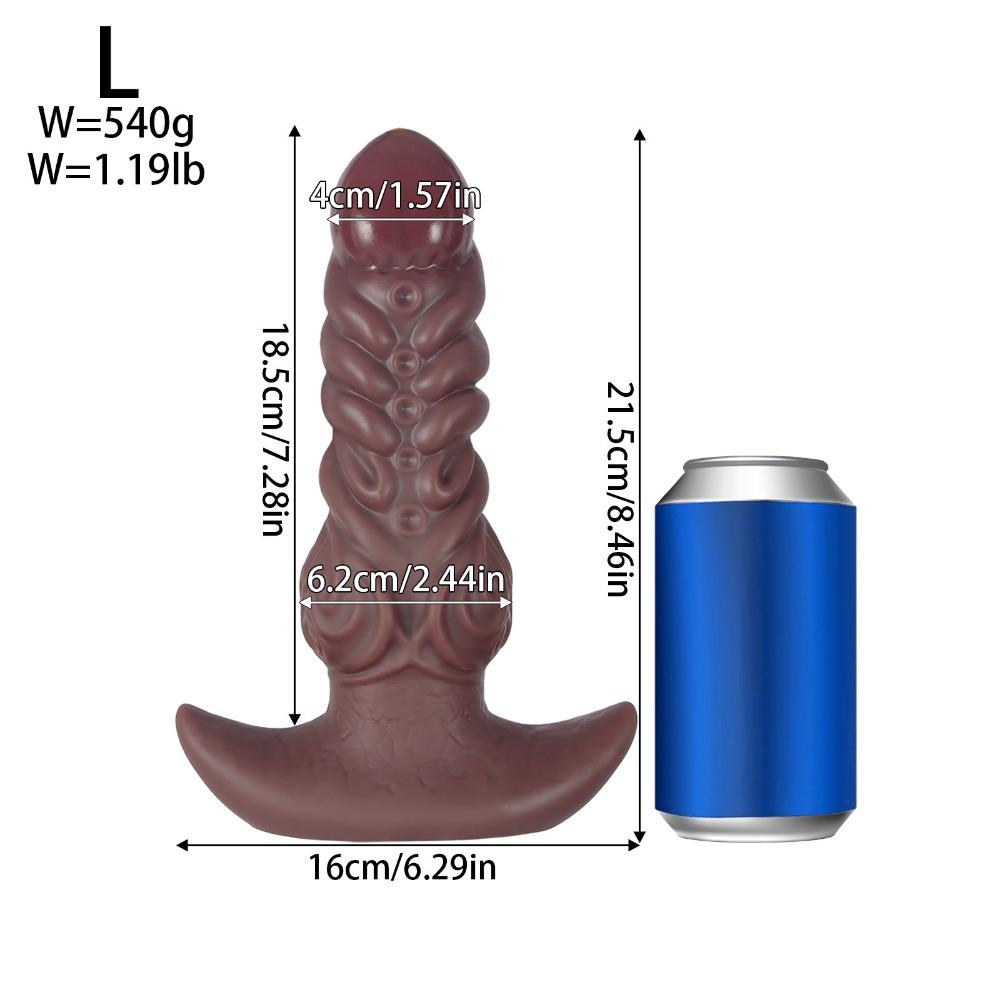 Realistischer Tier-Silikon-Analstecker Unisex Anal-Expander Erwachsenenspielzeug