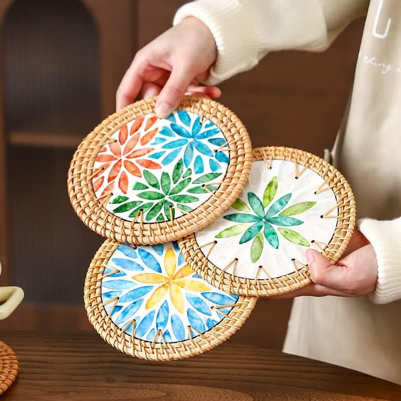 KATEI STORY Rattan Shell Heat Insulation Mat