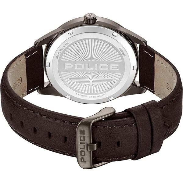 Police Styleshift Leather Grey Dial PEWGB0092603 Wrist Watch