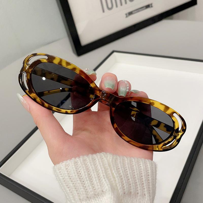 JYL TS Fashion Sunglasses Women UV Protection Slimming CY5536 A-9552 пурпурное сердце