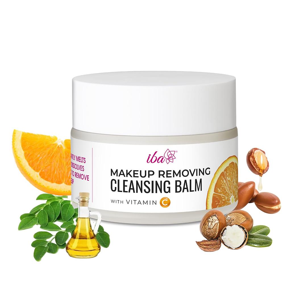 Iba Makeup Removing Cleansing Balm | Makeup Remover Cleansing Balm for Face | Removes Waterproof Makeup | Deeply Cleanses | Hydrates & Nourishes Sk