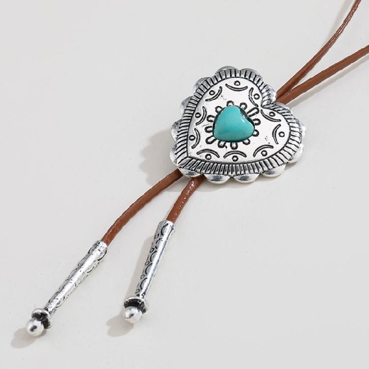 Bolo Tie Necklace for Teenage Girls Cool Cross Chokers Heart Jewelry Neck Chain