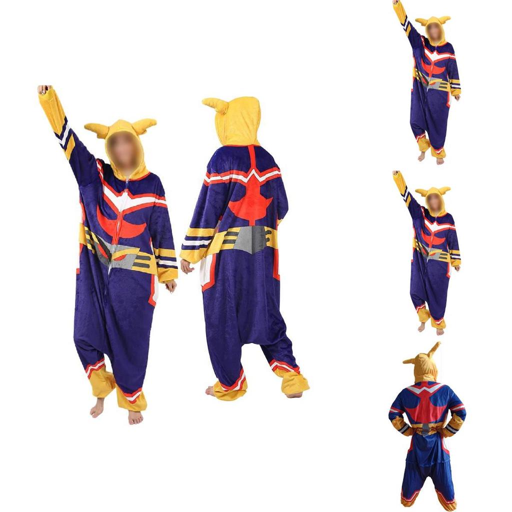 Pigiama Cartoon My Hero Academia All Might Con Tessuto in Poliestere Resistente Per Eventi Cosplay