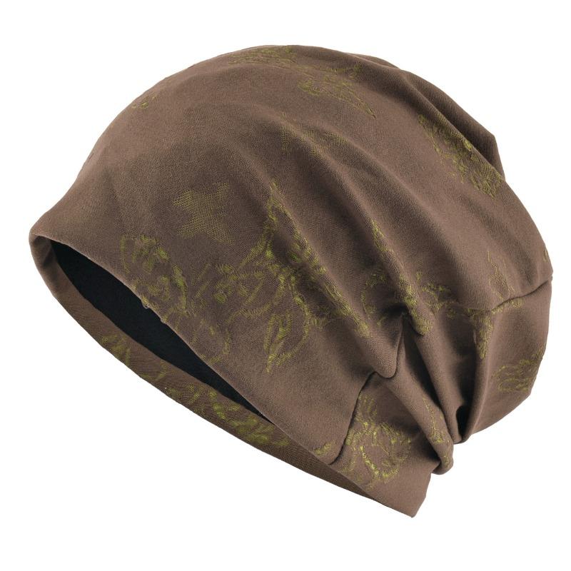Autumn and Winter Pullover Hats, Men's Closed-head Hats, Loose Thin Layered Hats, Women's Double-layer Postpartum Hats for Spring