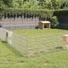 VidaXL Pet Enclosure 48 Panels 54x60cm Galvanized Iron, Rabbit Hutch, Rabbit Cage, Animal Cage 3321346