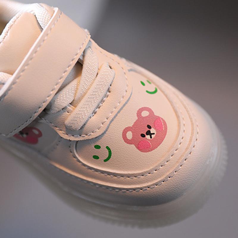Twinflames Boy Shoes Board Baby Girls Light Shoes Toddler Shoes Baby Soft Sol Little White Shoes