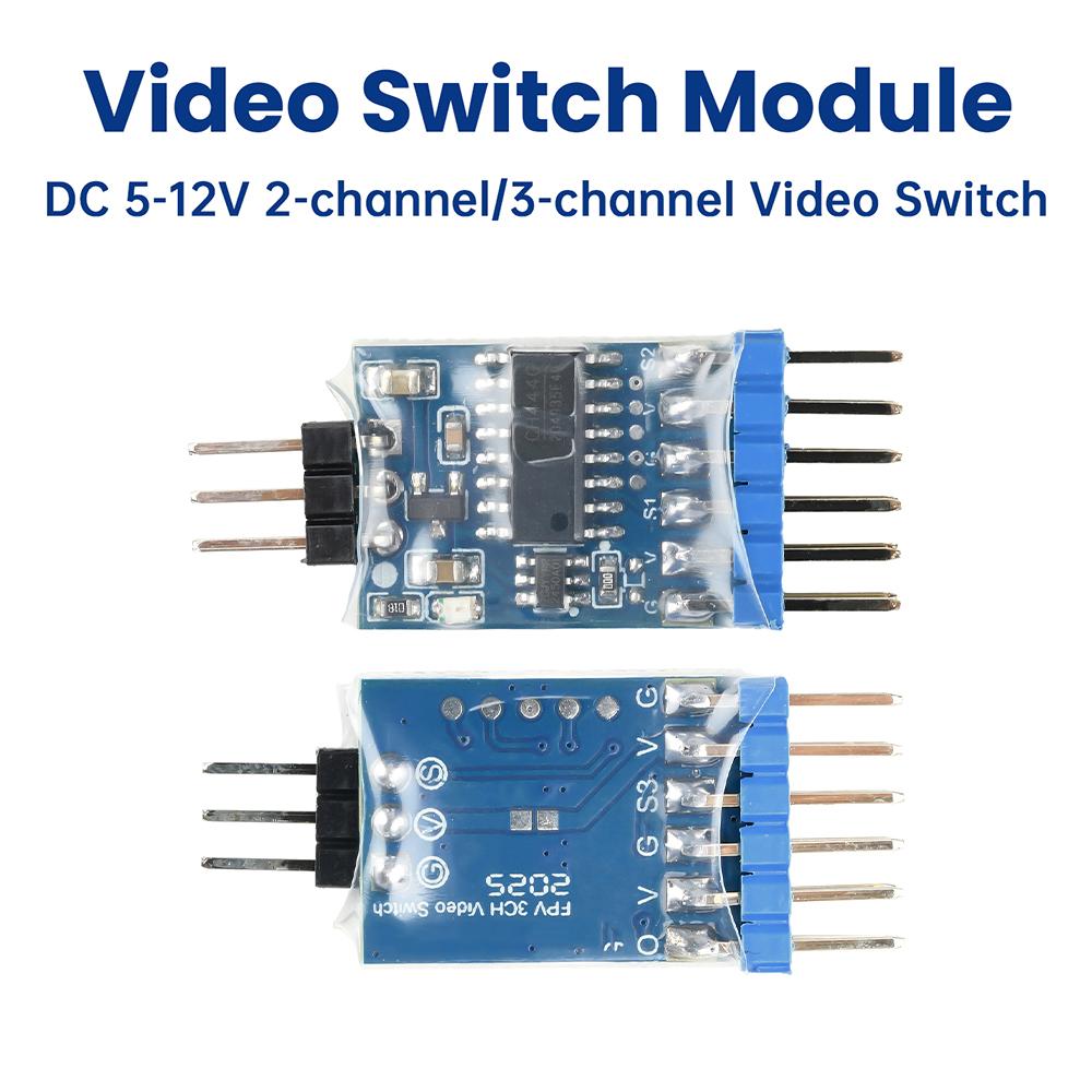 DC 5-12V 2 /3 CH Video Switcher Video Switch Module For Fpv Crossover Camera
