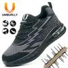 Women's Labor Insurance Shoes, Steel Head. Kevlar Safety Shoes, Fly-woven Breathable Worker Shoes