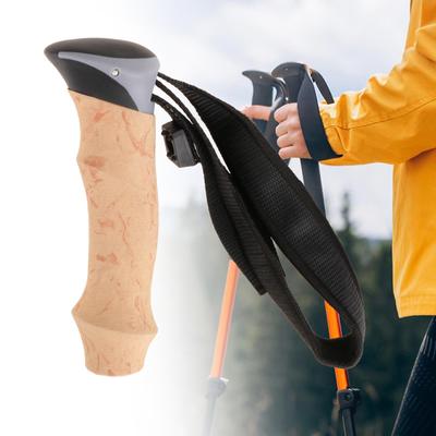 Walking Cane Hand Grip Trekking Rod Handle, Lightweight Hiking Pole Handle for Climbing