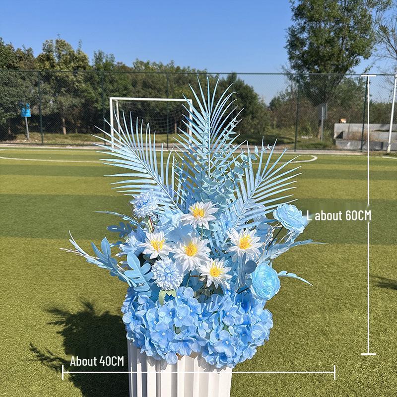 Large Artificial Wedding Flower Wall for Aisles and Hotels