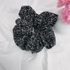 Elegant Retro Fabric Scrunchie for Women's Bun Hairstyles
