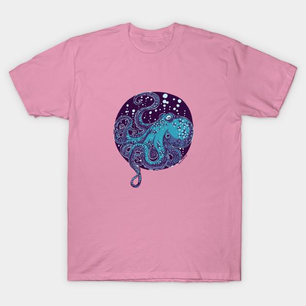 T Shirt Women Octopus Harajuku Print Kawaii Tshirt Summer Short Sleeve Female T-Shirt Top Tee