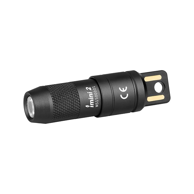

OLIGHT Imini2 flashlight mini light handy light keychain light 50 lumens USB rechargeable Lights up instantly small size lightweight For emergency use
