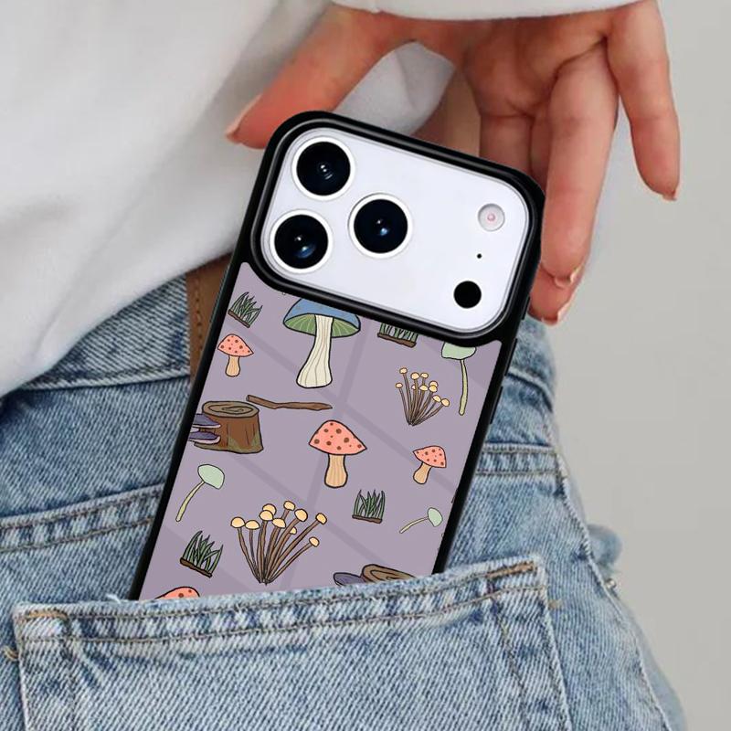 Mushroom Phone Case for iPhone 17ProMax 12 13 14 15 16e 17 Pro Max Plus Air Cover
