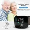 Rechargeable Wrist Blood Pressure Monitor with Large Display & Voice Broadcast, Automatic Digital Tensiometer for Home Use, Indoor Outdoor Portable