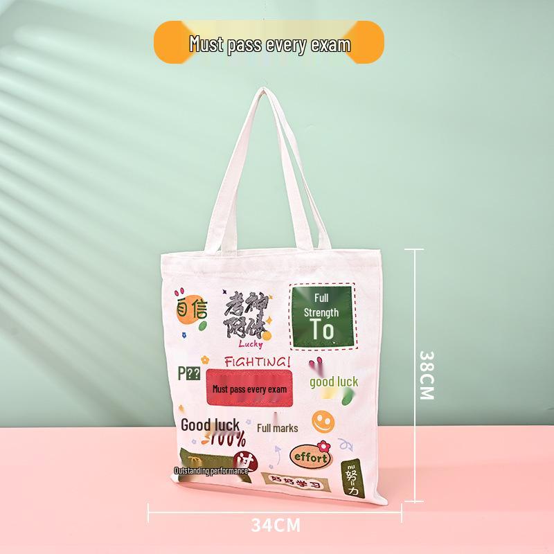Customized Logo Canvas Shopping Bag - Durable, Eco-friendly, and Ideal for Promotions