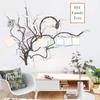 300cm/118inch Bendable Brown Small Artificial Tree Branches Fake Tree Trunk Garland Rattan Wreath Cherry Blossom Grape Vines Floral for Wall Hanging