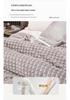 Thick Ribbed Faux Rabbit Fur Velvet Flannel Blanket - Autumn/Winter