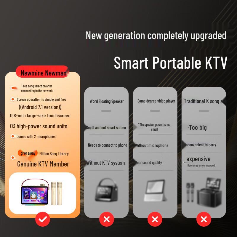 Newmine KK19 Smart Portable Karaoke Speaker (CN version)