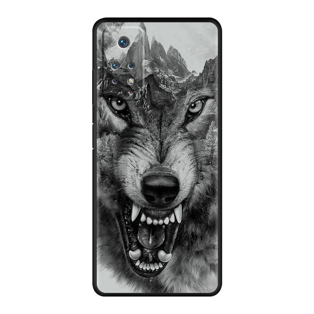

Официальный для Xiaomi Redmi Note K40 9T 7 10 9C 9 8 9S 9A 11 Pro K40S 10C 8T Celulares Fundas Beast Lion Wolf Redmi K50
