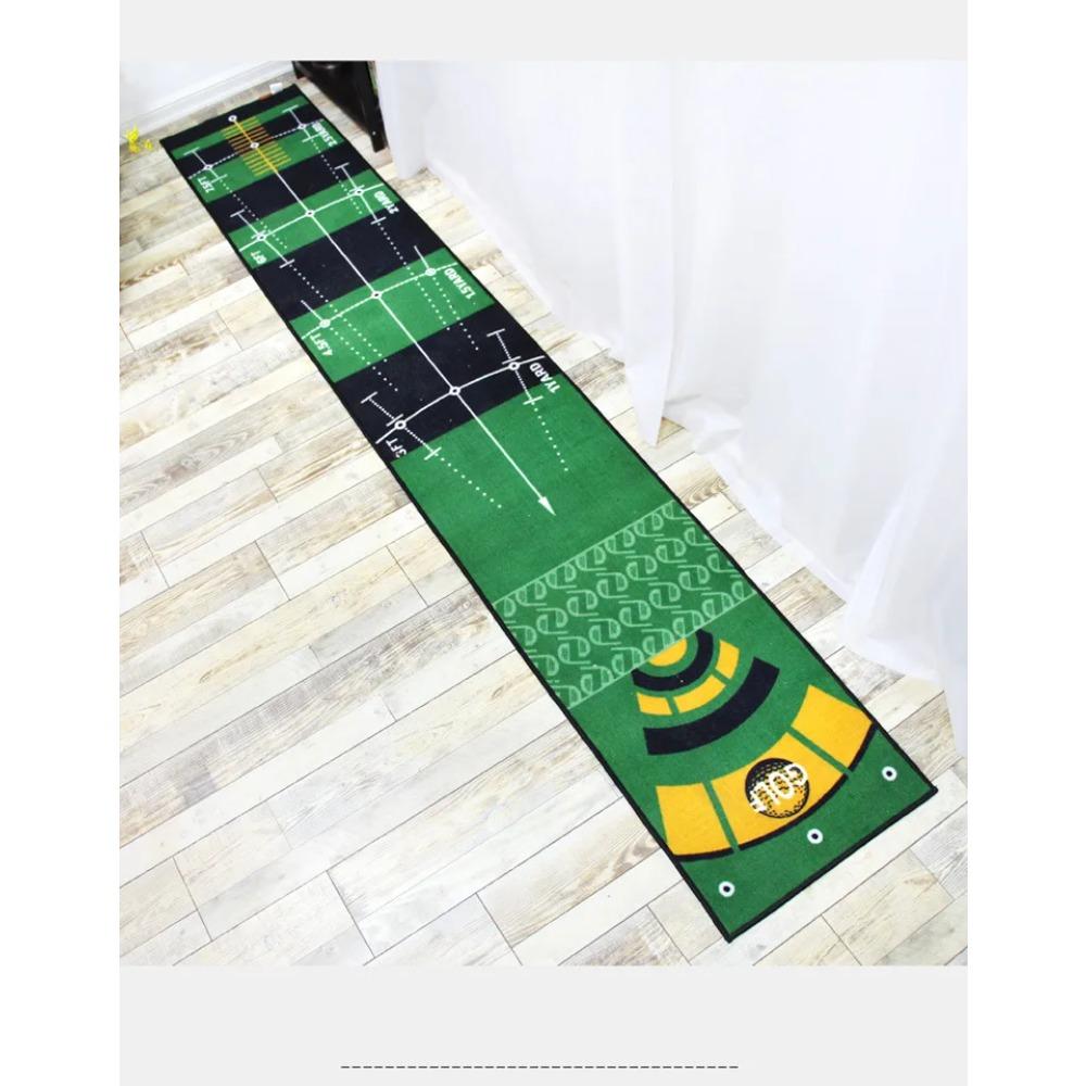 BEPAN Portable Carpet Indoor Office Home Golf Putter Practice Carpet Trainer Strike Pad Golf Mat Golf Green Trainer