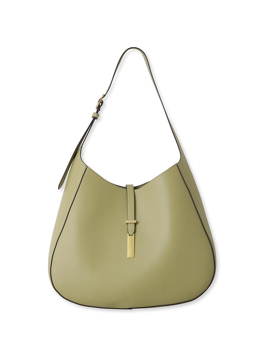 

Metal Bar Belt Large Hobo Bag 09WGB241504 OLV [Mira Owen] Women s