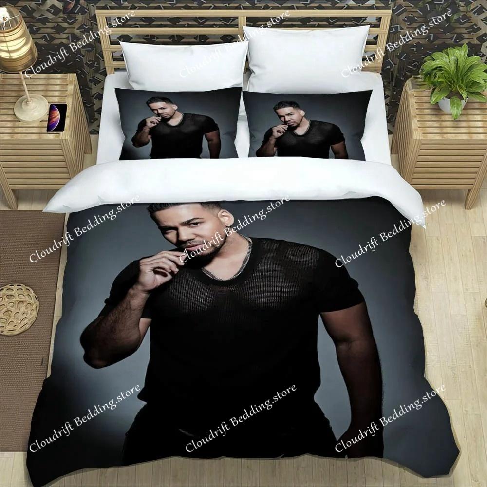 Bettwäsche-Sets mit Motiven des lateinamerikanischen Sängers Romeo Santos: Exquisites Bettwaren-Set, Bettbezug-Set, Bettdecken-Set, luxuriöses Geburtstagsgeschenk