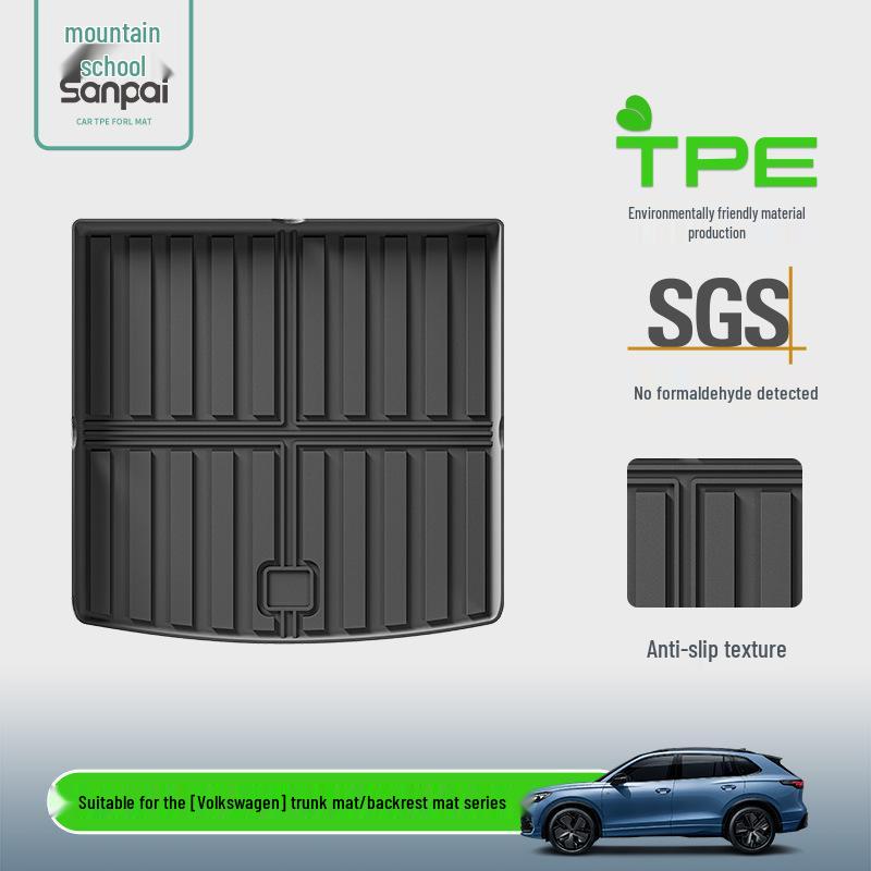 Volkswagen Trunk Mats: TPE All-Environment Mats & Backrest Mats