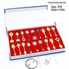 Fairy Tail Keychain Set: 35 Celestial Spirit Keys & Zodiac 12 Houses with Keyring