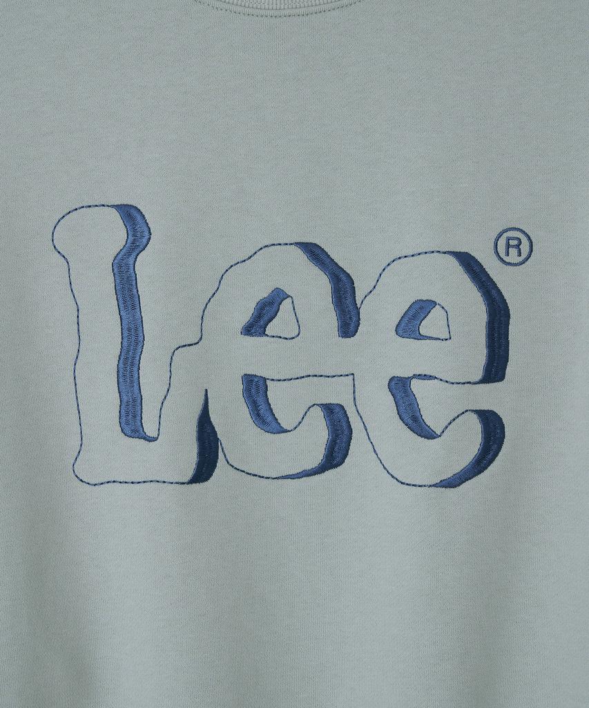 LEE Shadow Embroidery Logo Sweatshirt Light Green