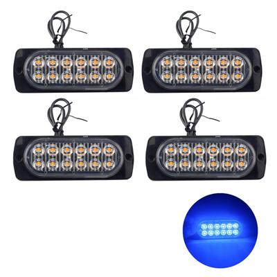 SELECOCO LED Marker Lamp, /24V, Side Marker, Grille Marker, Car, Truck, Trailer, Universal Use for Car Dress-up, Improve Visibility (Blue)
