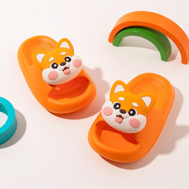 Anti-slip Shoes for Boys and Girls, Thick-soled, Cute Indoor Slippers