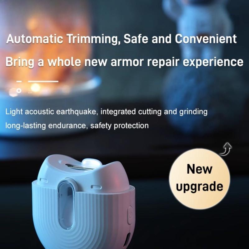 Rechargeable Safety Fingernail Trimming Tool Automatic Nail Trimmer Intelligent Electric Nail Clipper