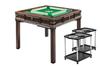 Assembly Service Wood Carving PSE Fully Automatic Mahjong Comes with 4 Convenient USB Includes Dining 2 Side Red and Tile Cleaning [34mm Tiles]
