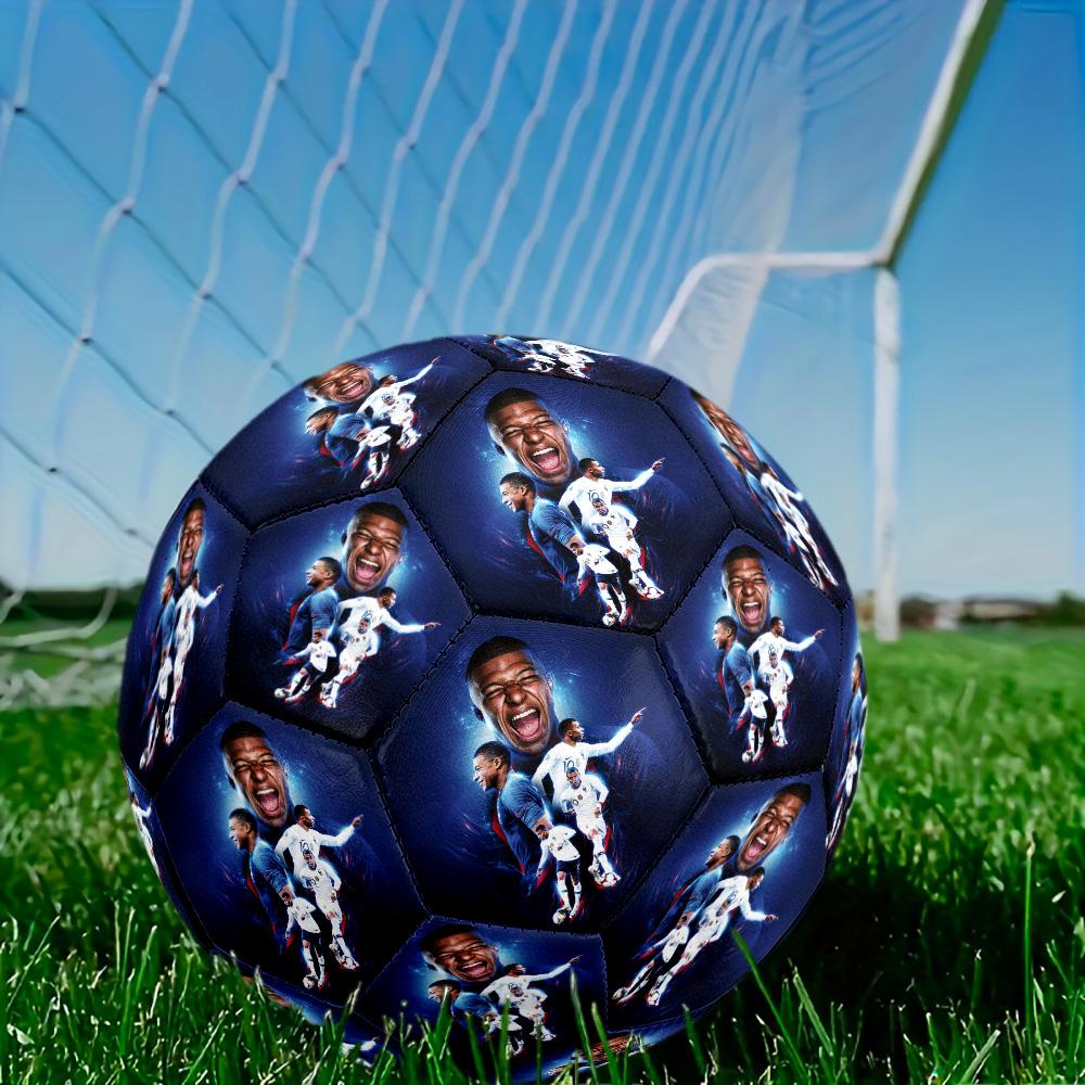 Pallone da Calcio Mbappé Misura 5 Cucito a Macchina Indoor Outdoor Allenamento e Partite Collezione Sorpresa Regalo