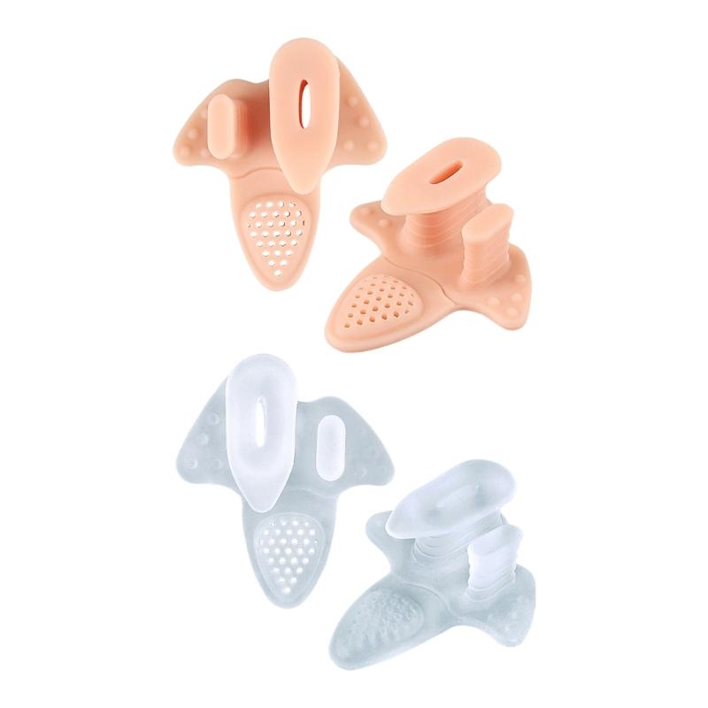 2Pack Orthopedic Toe Separators with Reinforced Forefoot Cushion and Ventilation for Improved Posture and Support