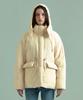 Plac Women Detachable Hooded Midi Down Jumper Ivory