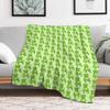Classic Froggy Chair Outlined Throw Blanket Air Conditioner Soft Blanket for Office Home