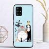 Happy Totoro Cat Phone Cover Funda For Samsung Galaxy A13 A53 A11 A12 A32 A22 A52S A10S A41 A42 A33 A20E A30S A40 A71 A21S Cases