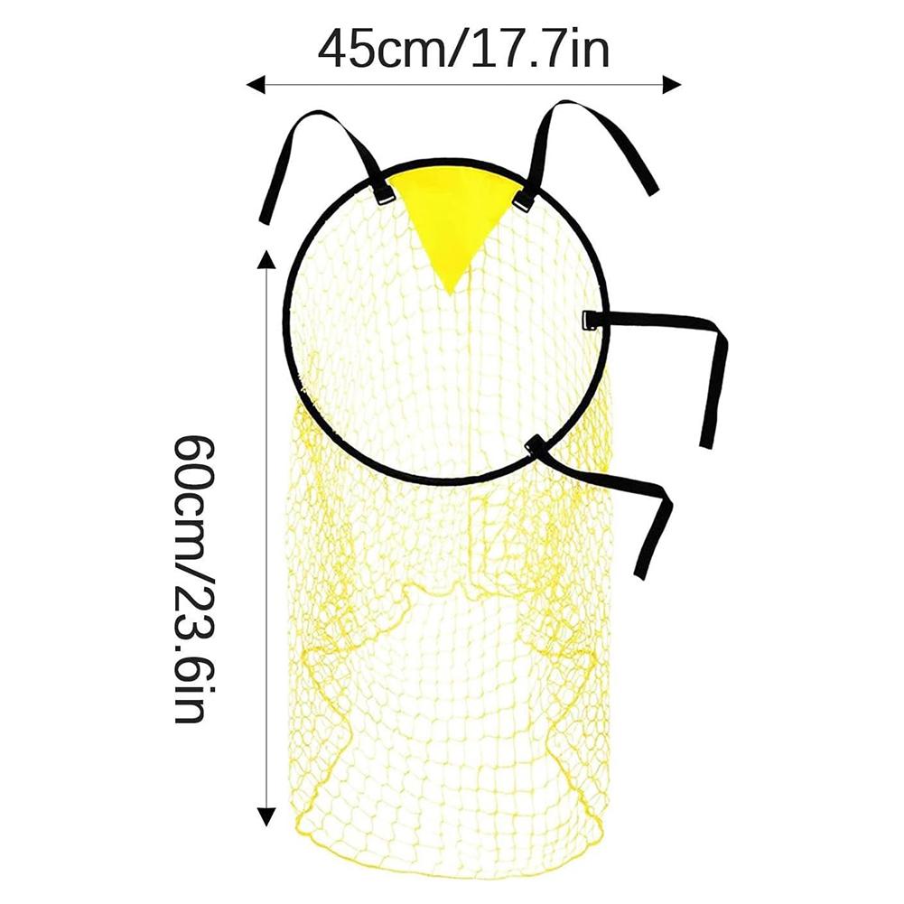 Football Training Target Net Soccer Training Equipment Foldable Soccer Top Bins for Quarterbacks Football Practice